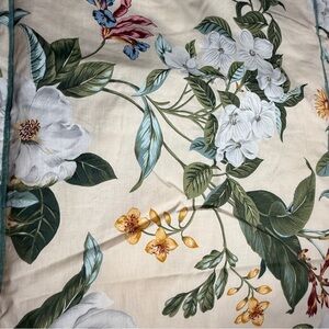 1 Crown Crafts Williamsburg Garden Images King Pillow Sham USA Made Beige Floral